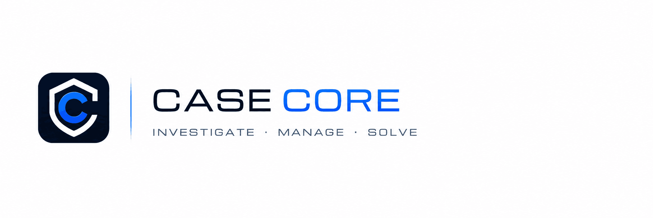 CaseCore — Investigate · Manage · Solve