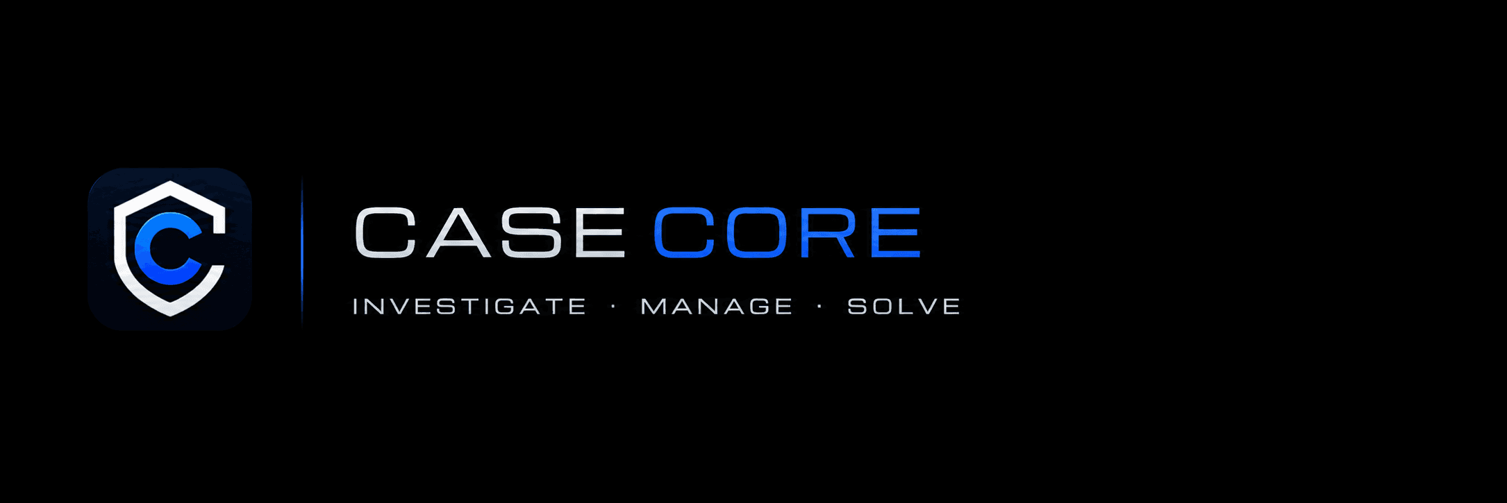 CaseCore — Investigate · Manage · Solve